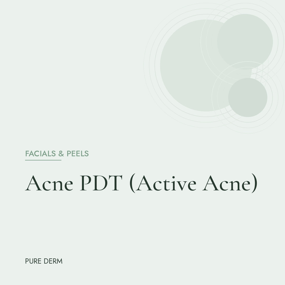 Acne PDT (Active Acne)